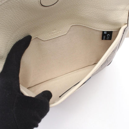 Gucci Ophidia Belt Bag GG Supreme Canvas Pelle Bianca – 24 cm - Etoilux