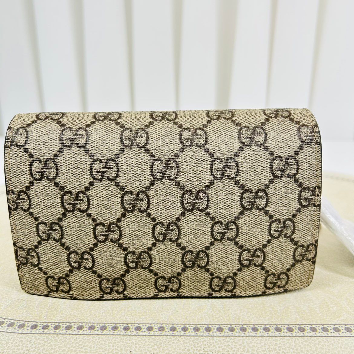 Gucci Dionysus Super Mini in tela GG Supreme – Khaki - Etoilux