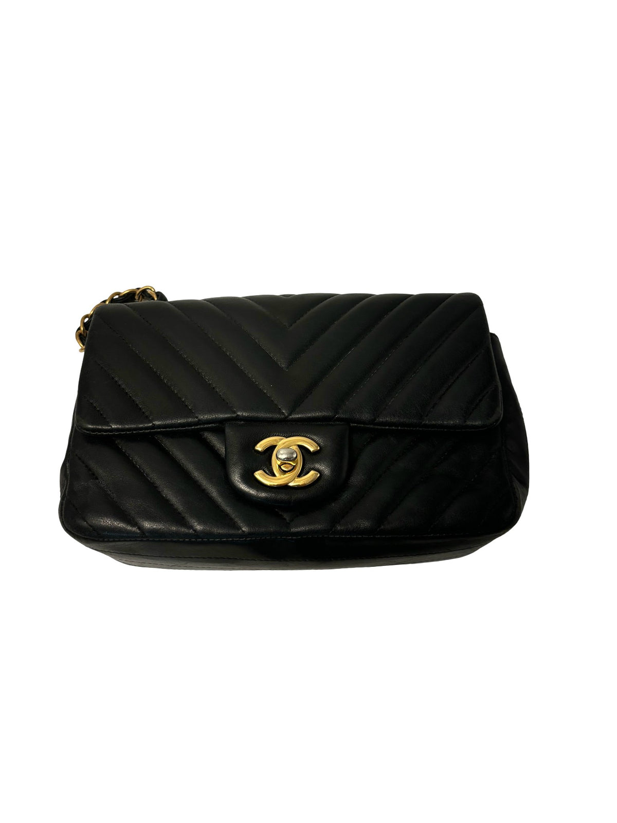 Chanel Mini Flap vintage Chevron - Etoilux