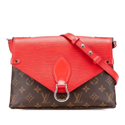 Louis Vuitton Saint Michel – Monogram & Pelle Epi Rossa - Etoilux