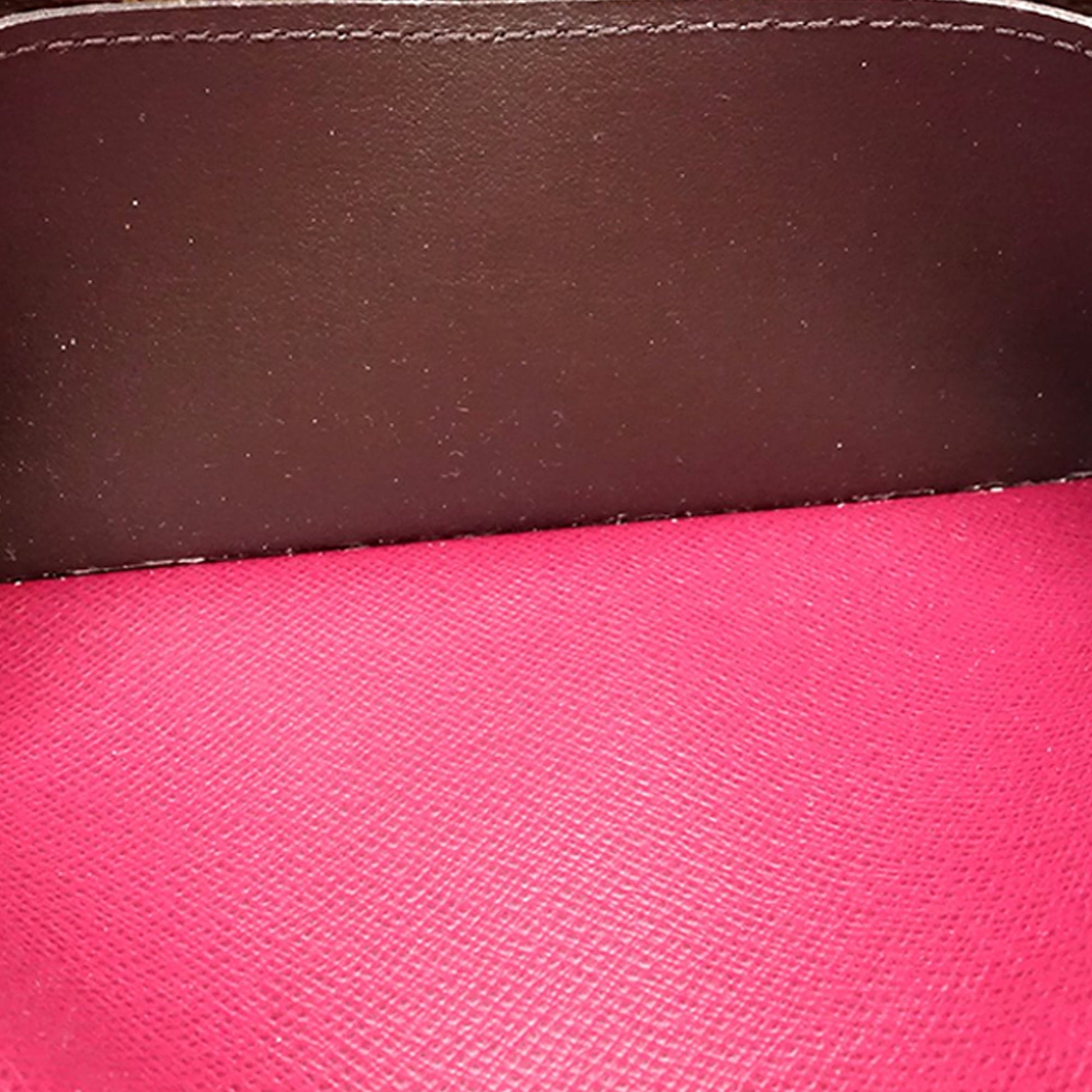Louis Vuitton Portafoglio Emilie Monogram Canvas Fodera Rosa Fuchsia — Made in France - Etoilux