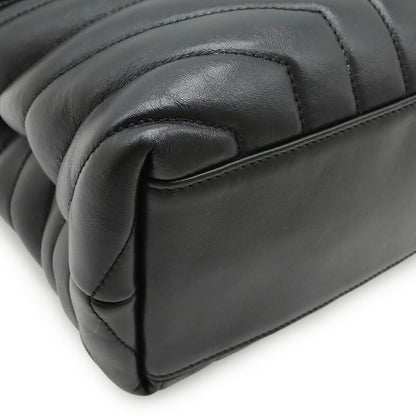 Saint Laurent – Loulou Medium in pelle trapuntata nera - Etoilux
