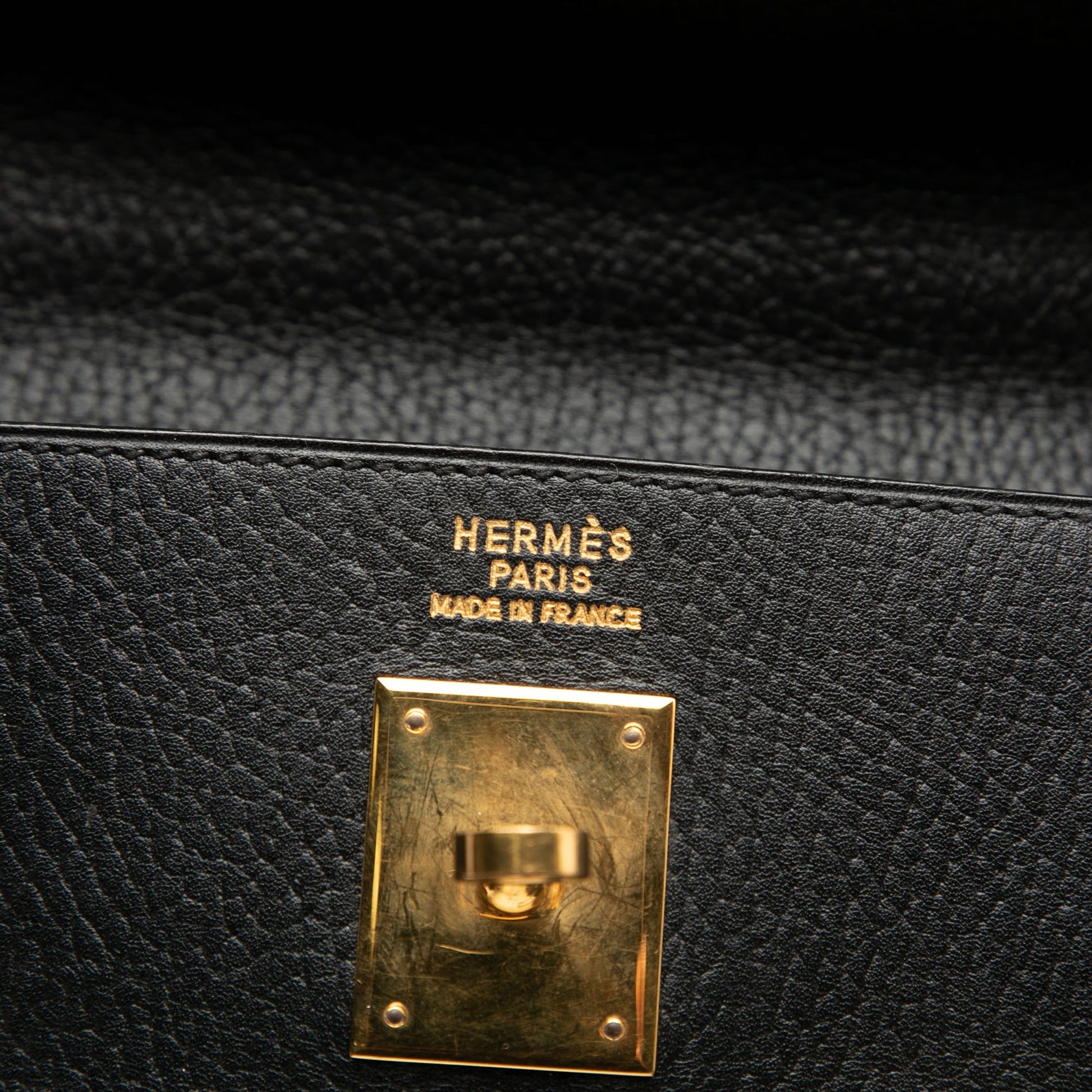 Hermès Kelly Retourne 35 Ardennes Noir 1996 – Size 35 - Etoilux
