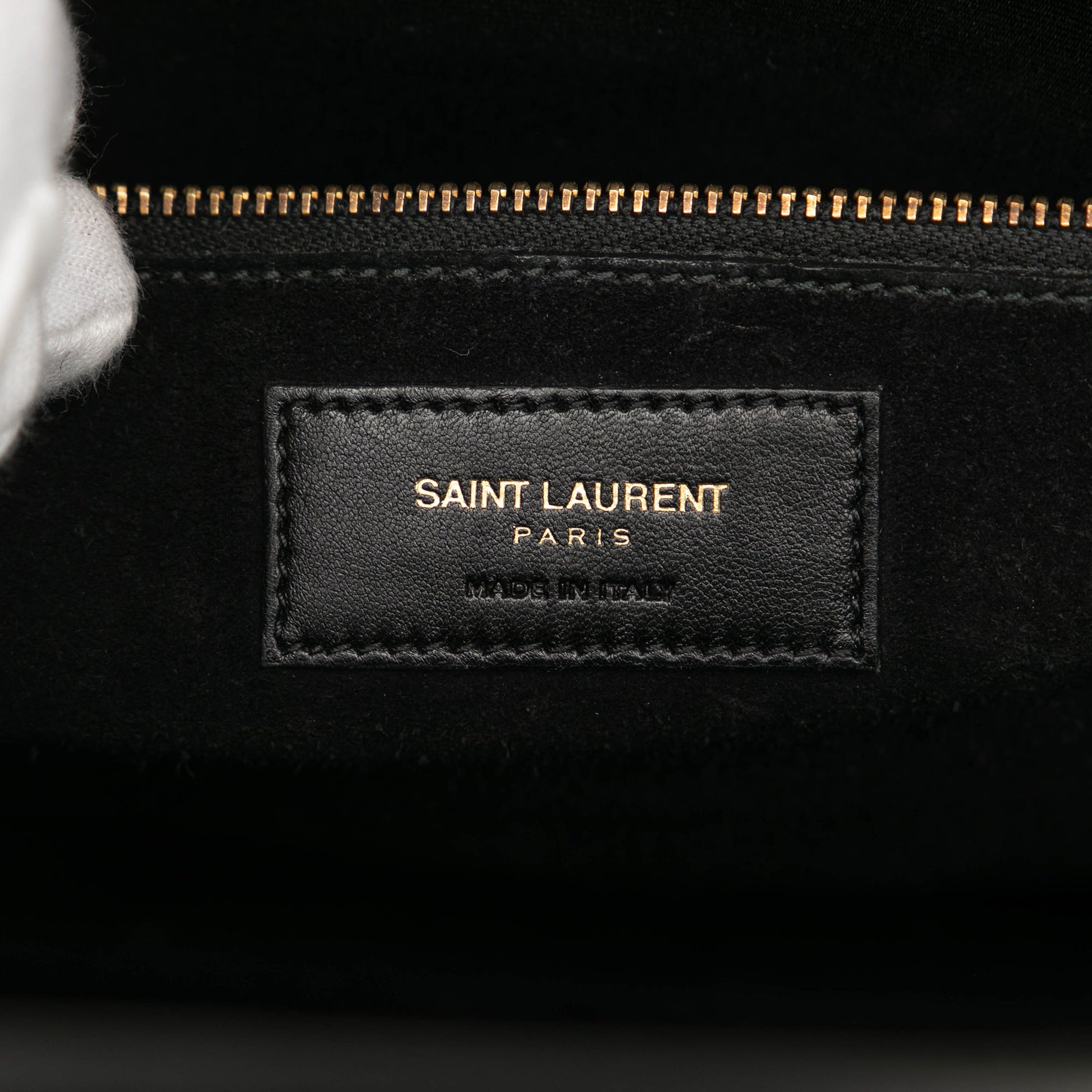 Saint Laurent – Sac de Jour Large Tweed & Leather – Nero – 2014 - Etoilux