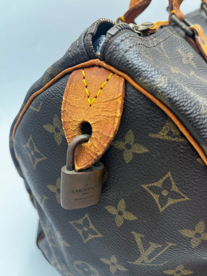 Louis Vuitton Speedy 35 Tela Monogram — Vintage Francia - Etoilux