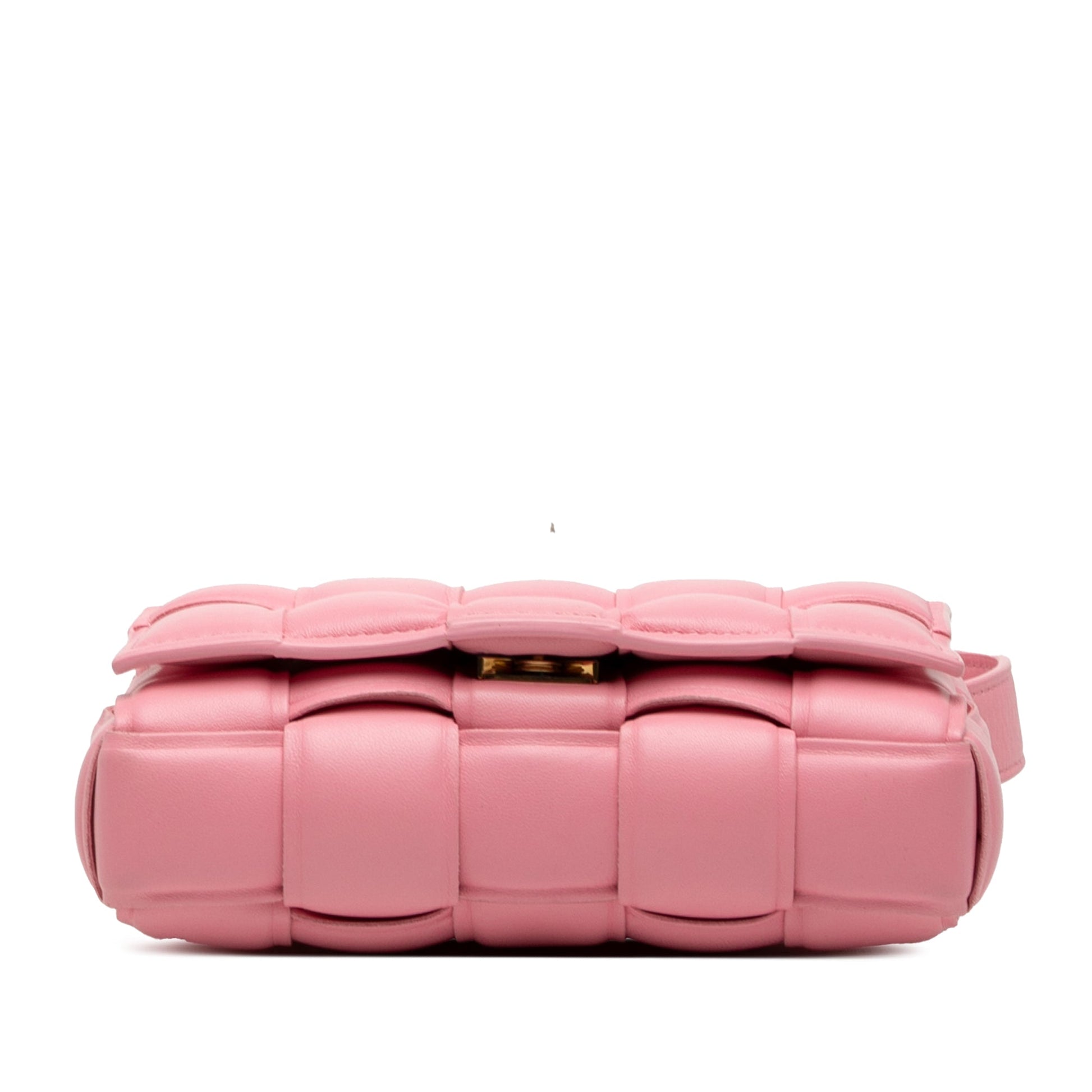 Bottega Veneta Padded Cassette Small Pelle Nappa Rosa – 18 cm - Etoilux