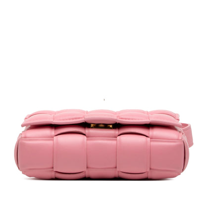 Bottega Veneta Padded Cassette Small Pelle Nappa Rosa – 18 cm - Etoilux