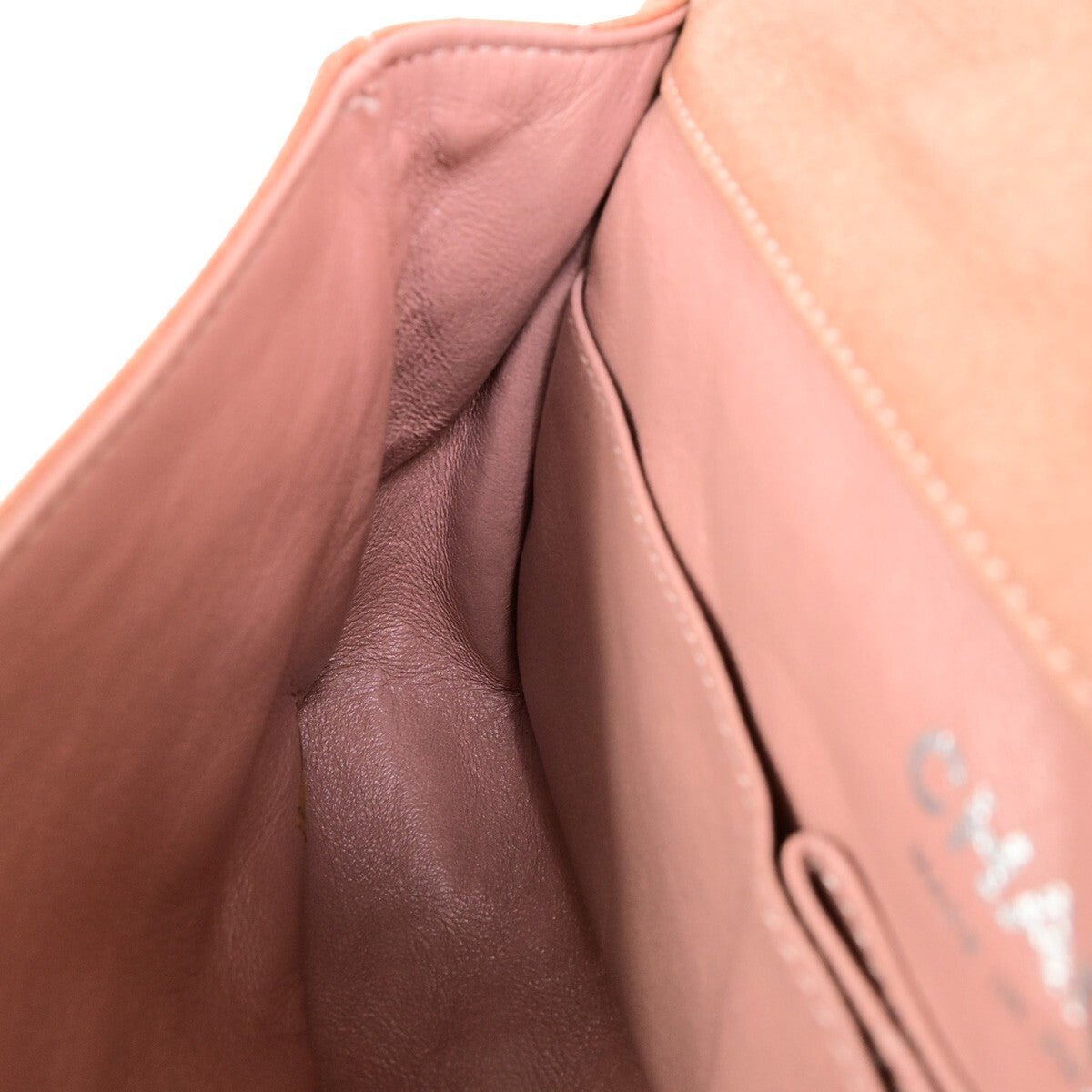 Chanel Classic Double Flap Medium in Pelle Rosa – Hardware Argento - Etoilux