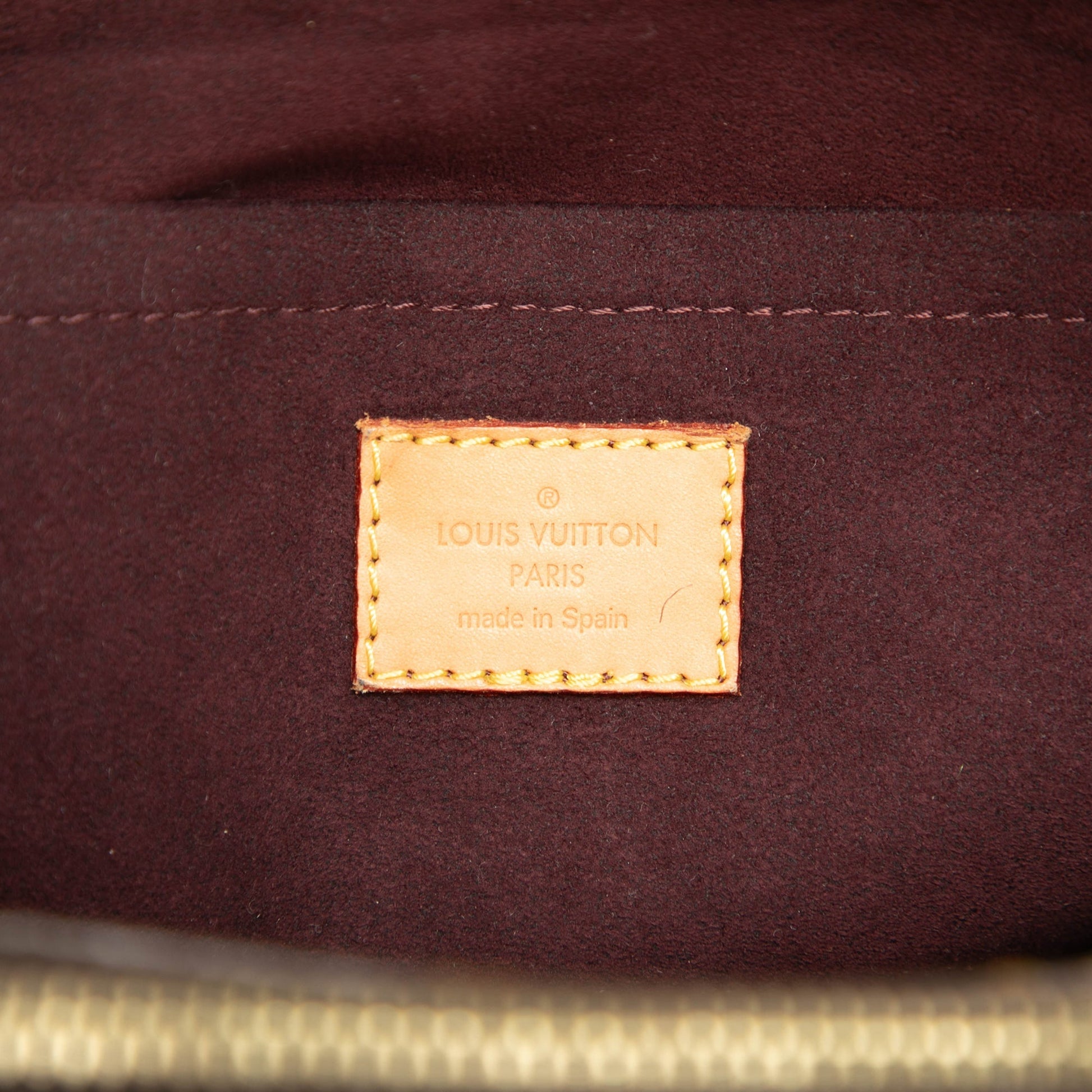 Louis Vuitton Montaigne MM Tela Monogram e Pelle Vachetta 2014 – 35 cm - Etoilux