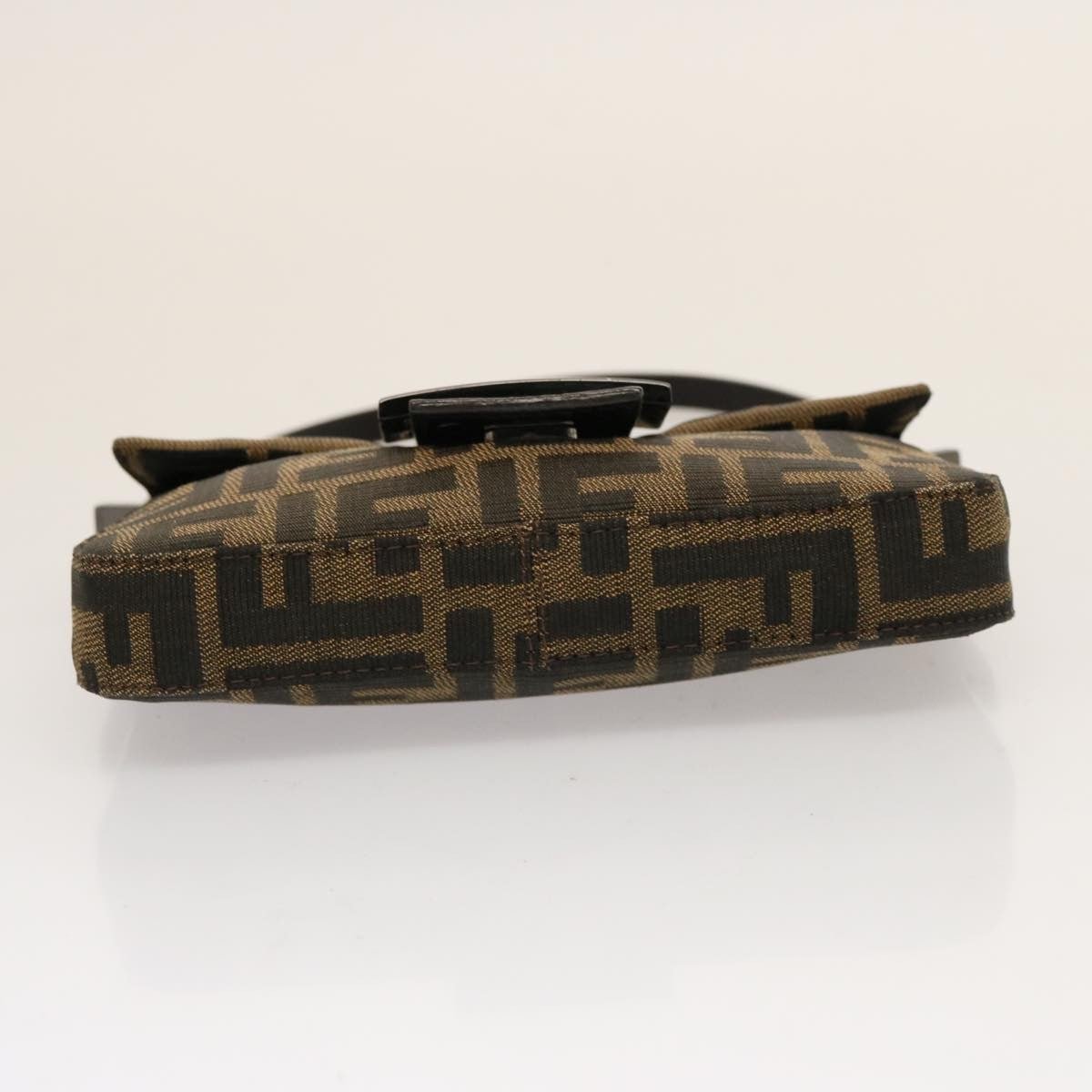 Fendi Baguette Mini Zucca Canvas e Pelle Nera – Made in Italy - Etoilux