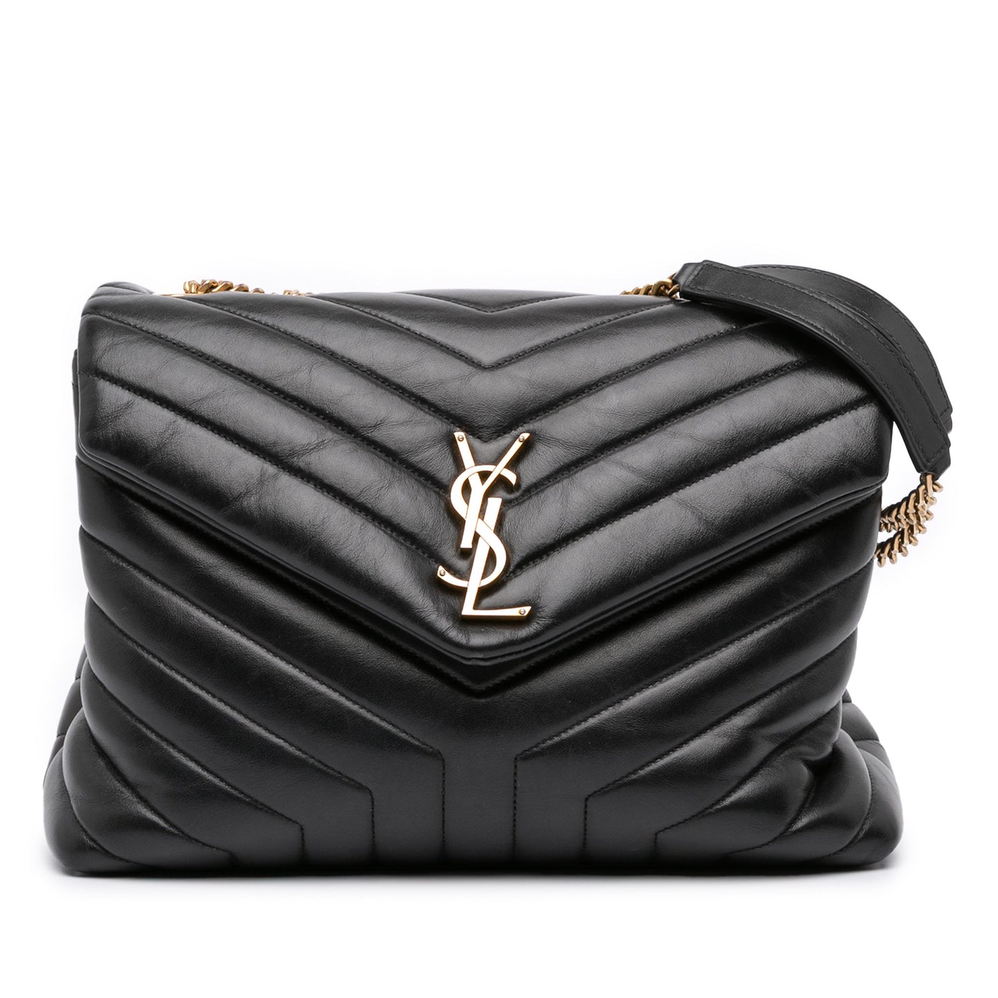 SAINT LAURENT – LouLou Medium in pelle matelassé nera (2020) - Etoilux
