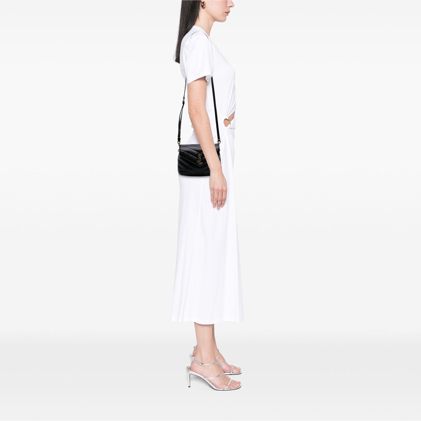 Saint Laurent – LouLou Toy in Pelle Matelassé Nera – 2019 - Etoilux