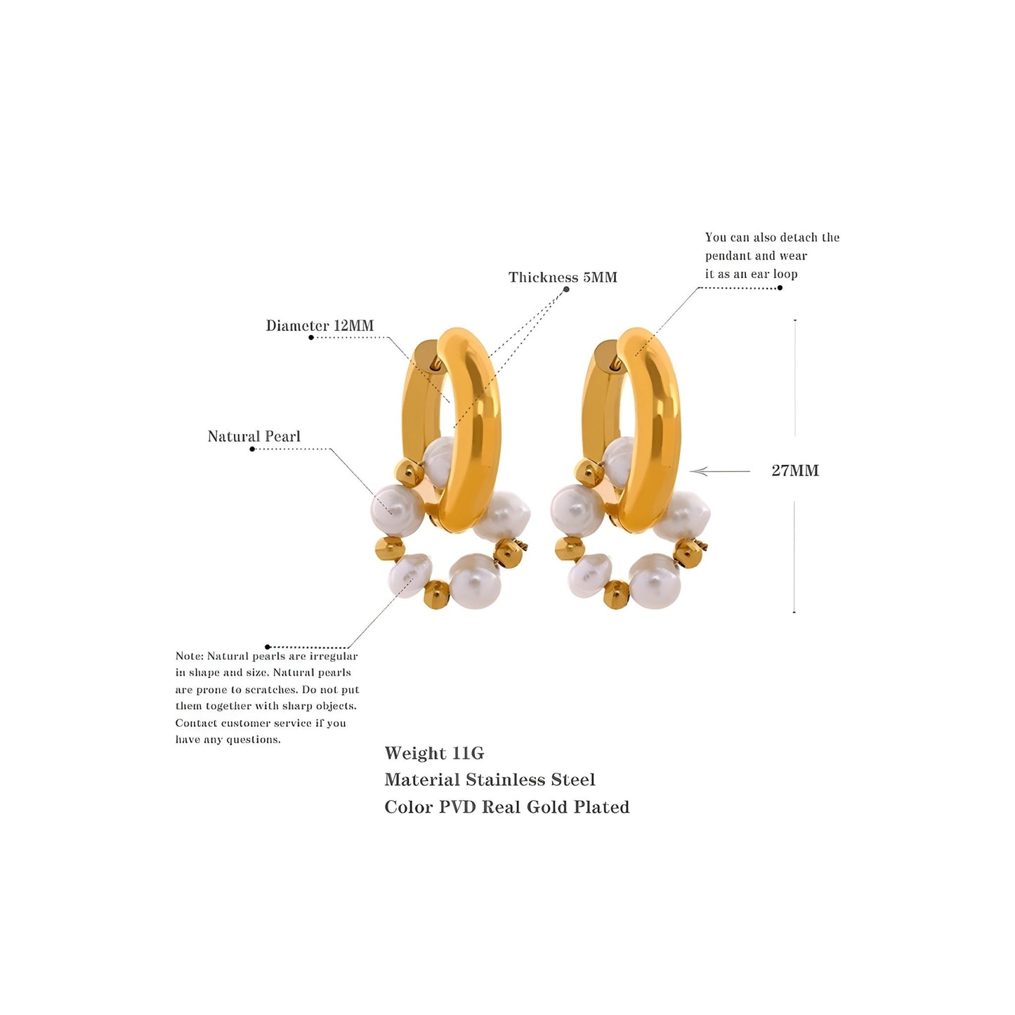 BEHI SUELLEN EARRINGS - Etoilux