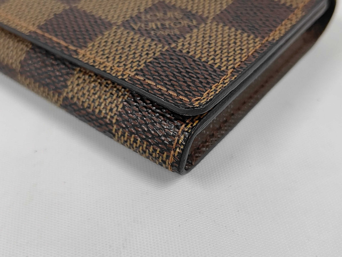 Louis Vuitton Porta biglietti da visita Enveloppe – Damier Ébène - Etoilux