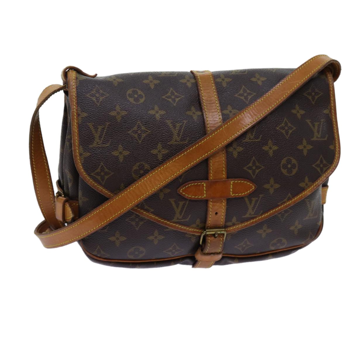 Louis Vuitton Saumur 28 Monogram Canvas Vintage