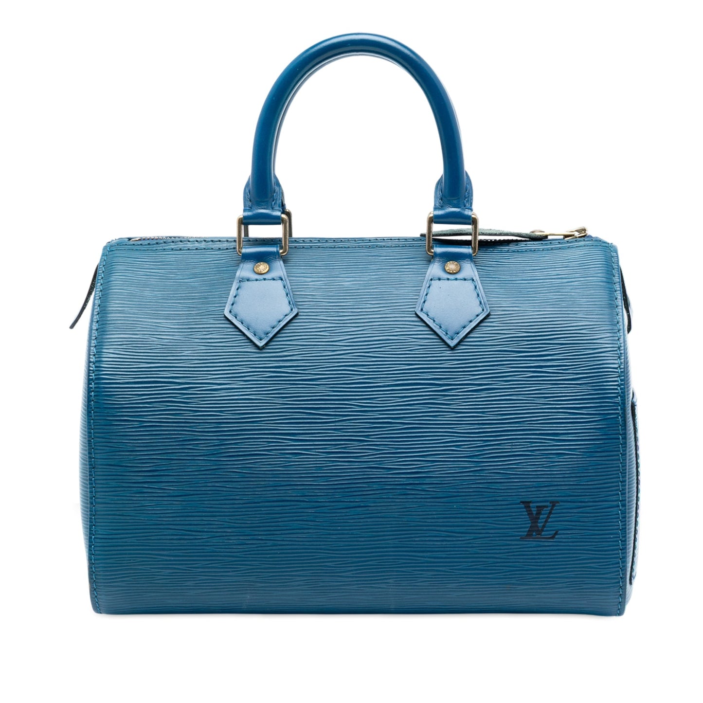 Louis Vuitton Speedy 25 Epi – Pelle Epi Blu Toledo | Vintage 1994 | Made in France - Etoilux