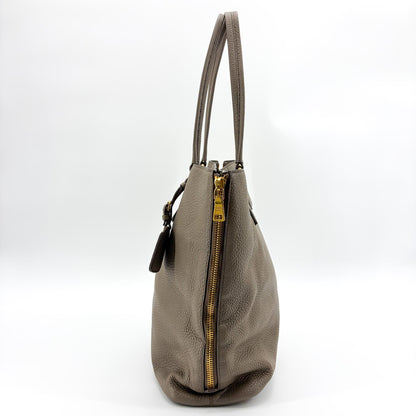 Prada Tote a spalla Vitello Phenix Grigia