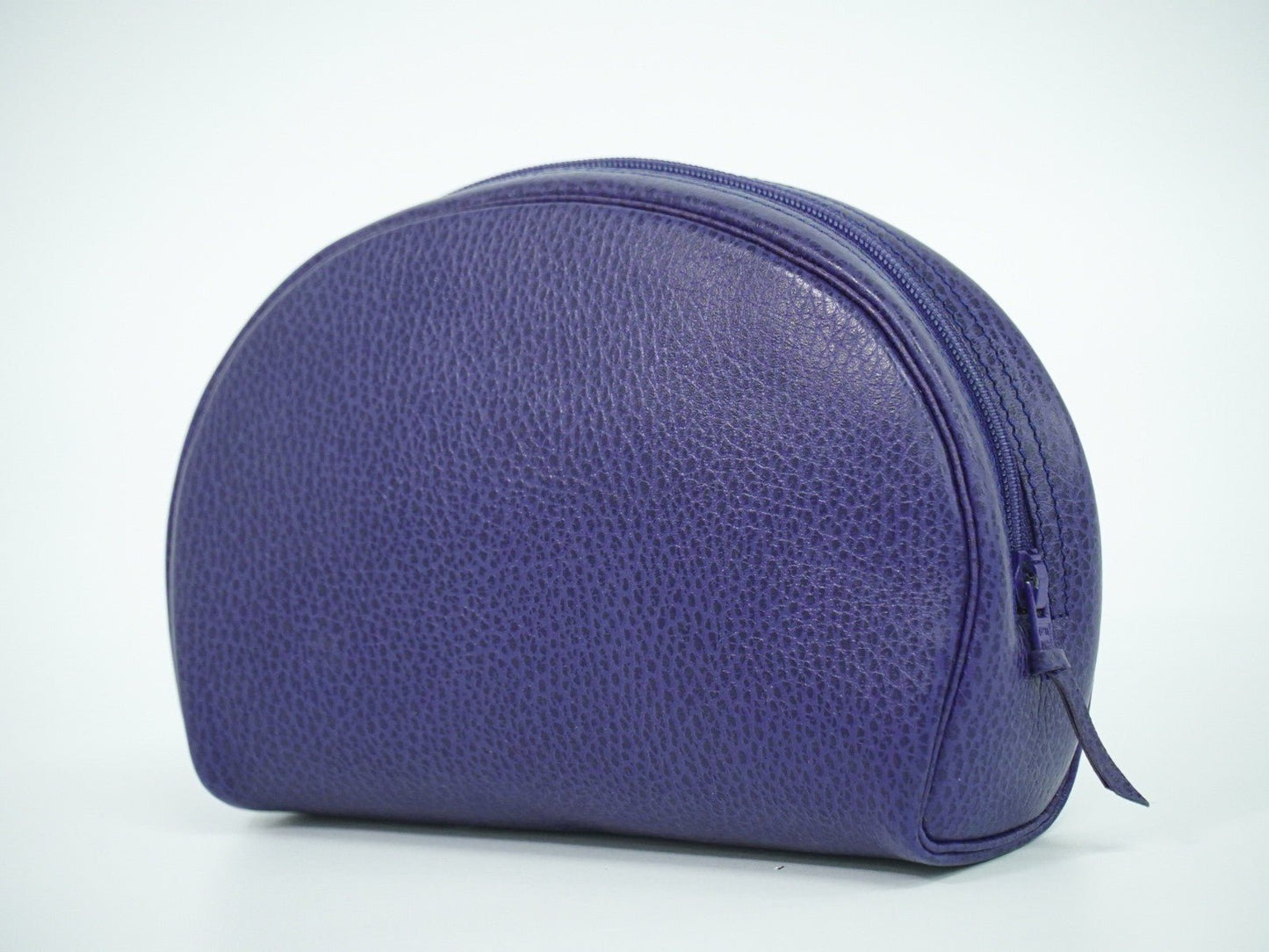 Christian Dior Vintage Zip Pochette in Pelle Blu - Etoilux