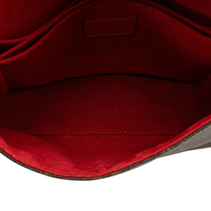 Louis Vuitton Saint Michel – Monogram & Pelle Epi Rossa - Etoilux