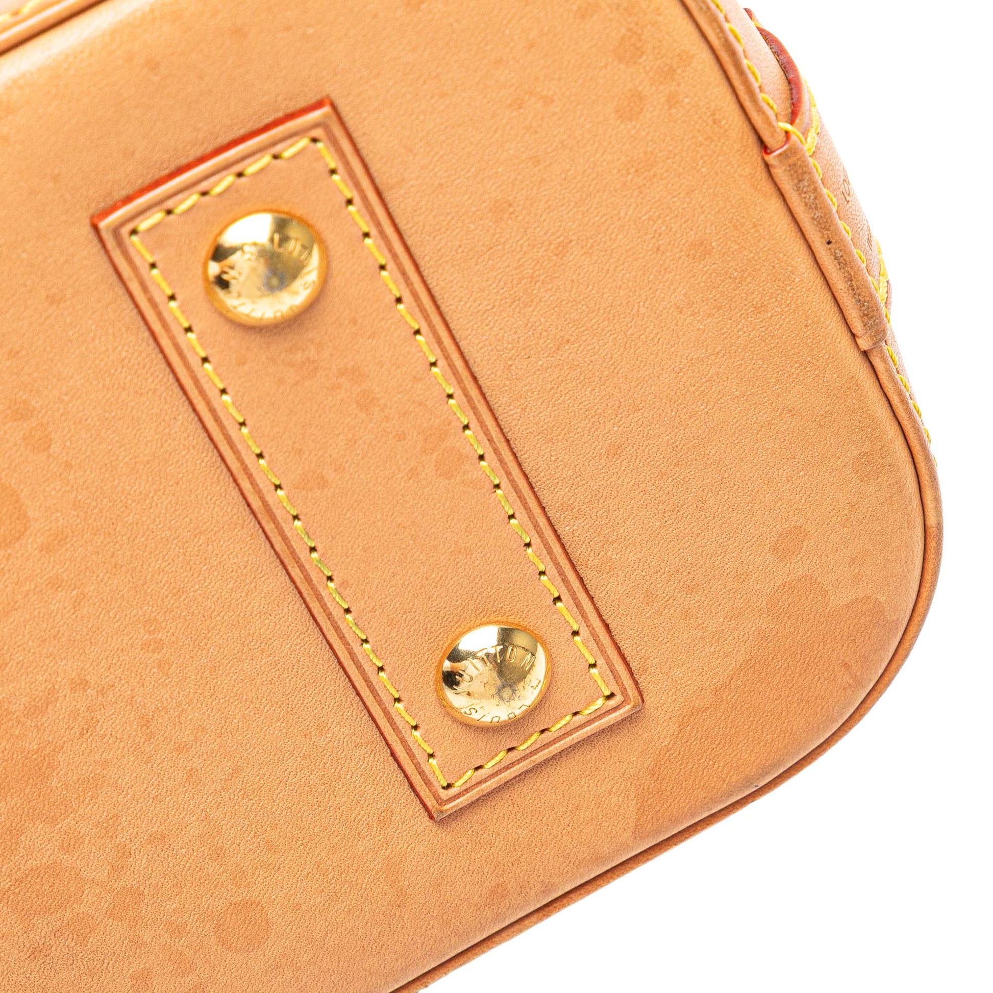 Louis Vuitton Alma BB Monogram Canvas – Pelle Vacchetta – Size BB - Etoilux