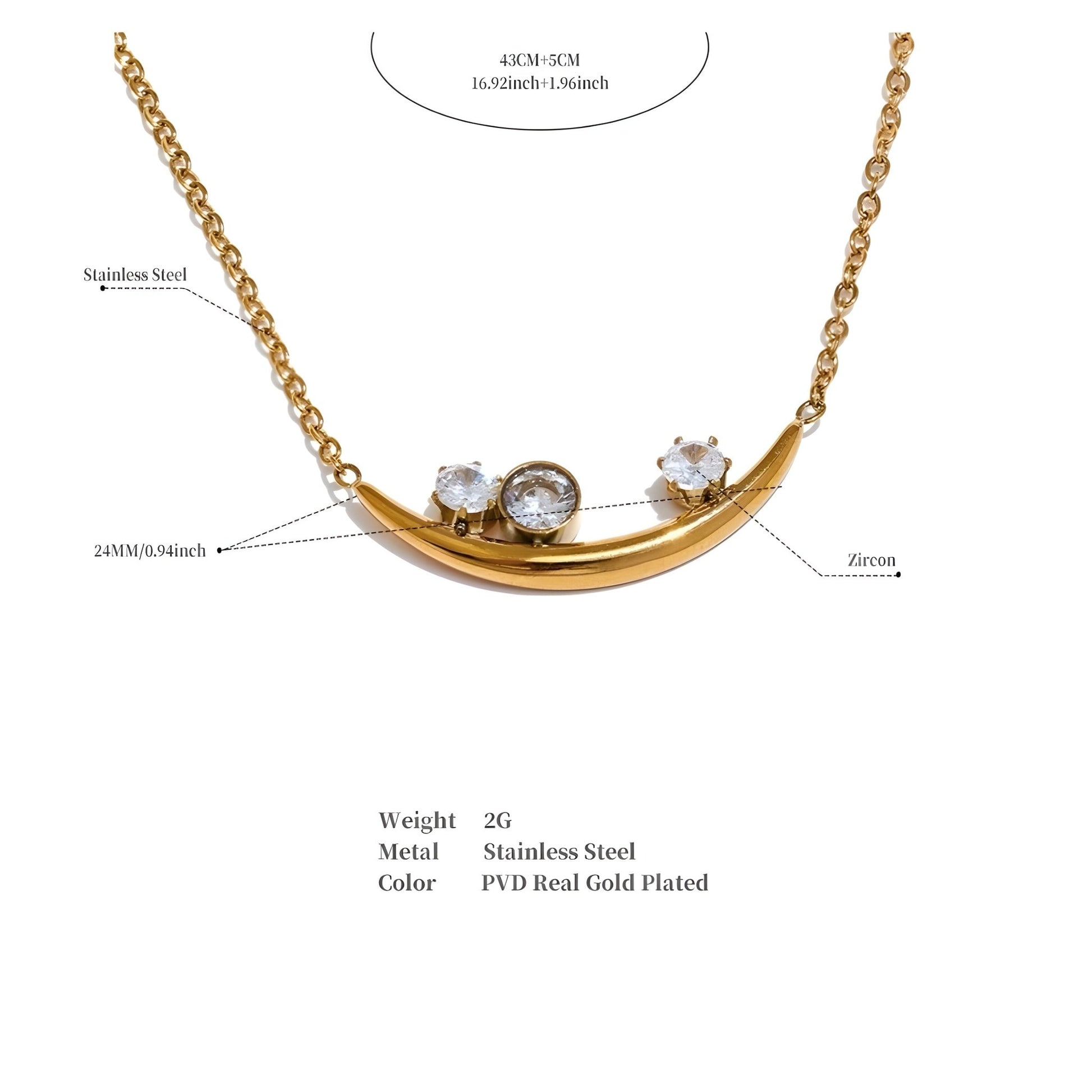BEHI RABIYA NECKLACE - Etoilux