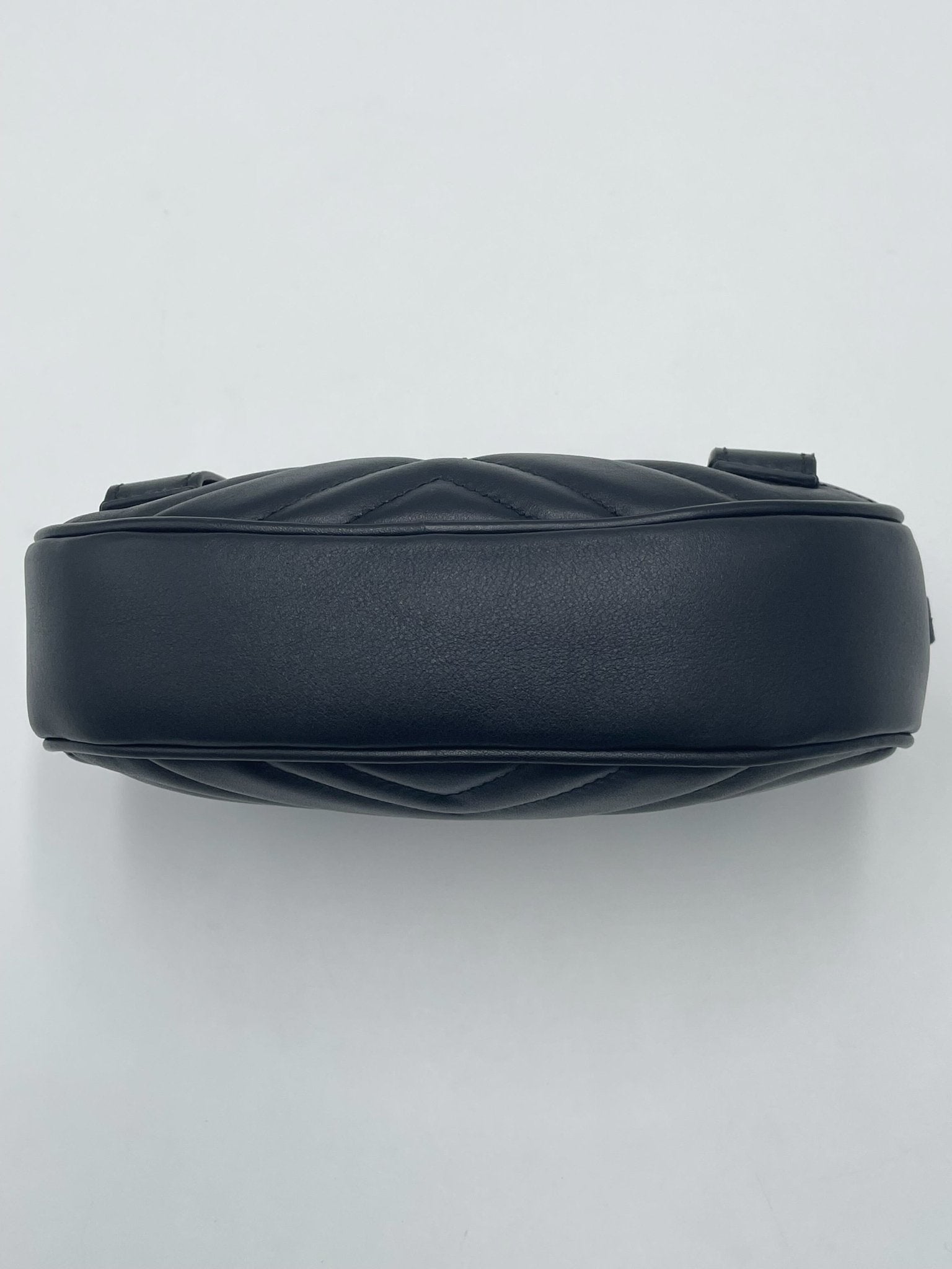 Gucci Marmont – Marsupio Belt Bag in Pelle Nera Matelassé - Etoilux