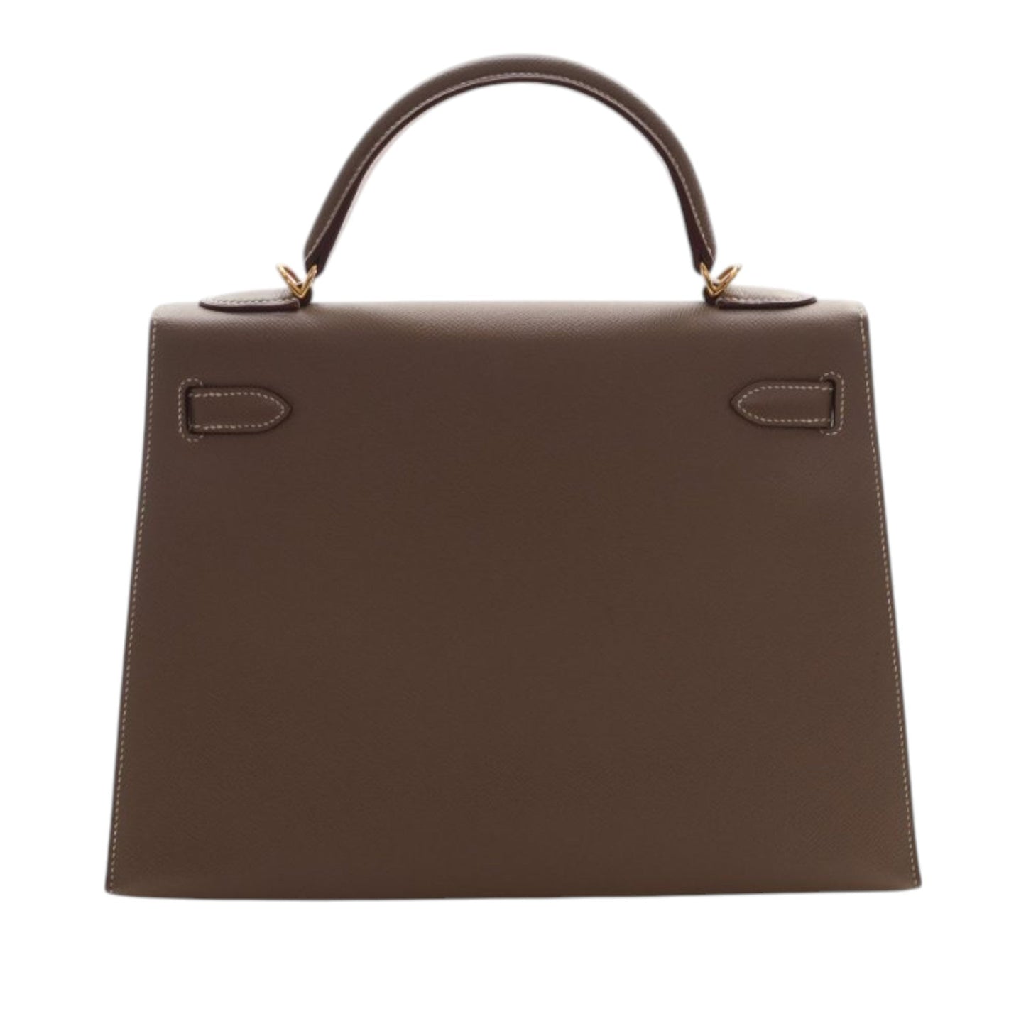 Hermès Kelly Sellier 32 Pelle Epsom Etoupe Hardware Oro 2015 – 32 cm - Etoilux