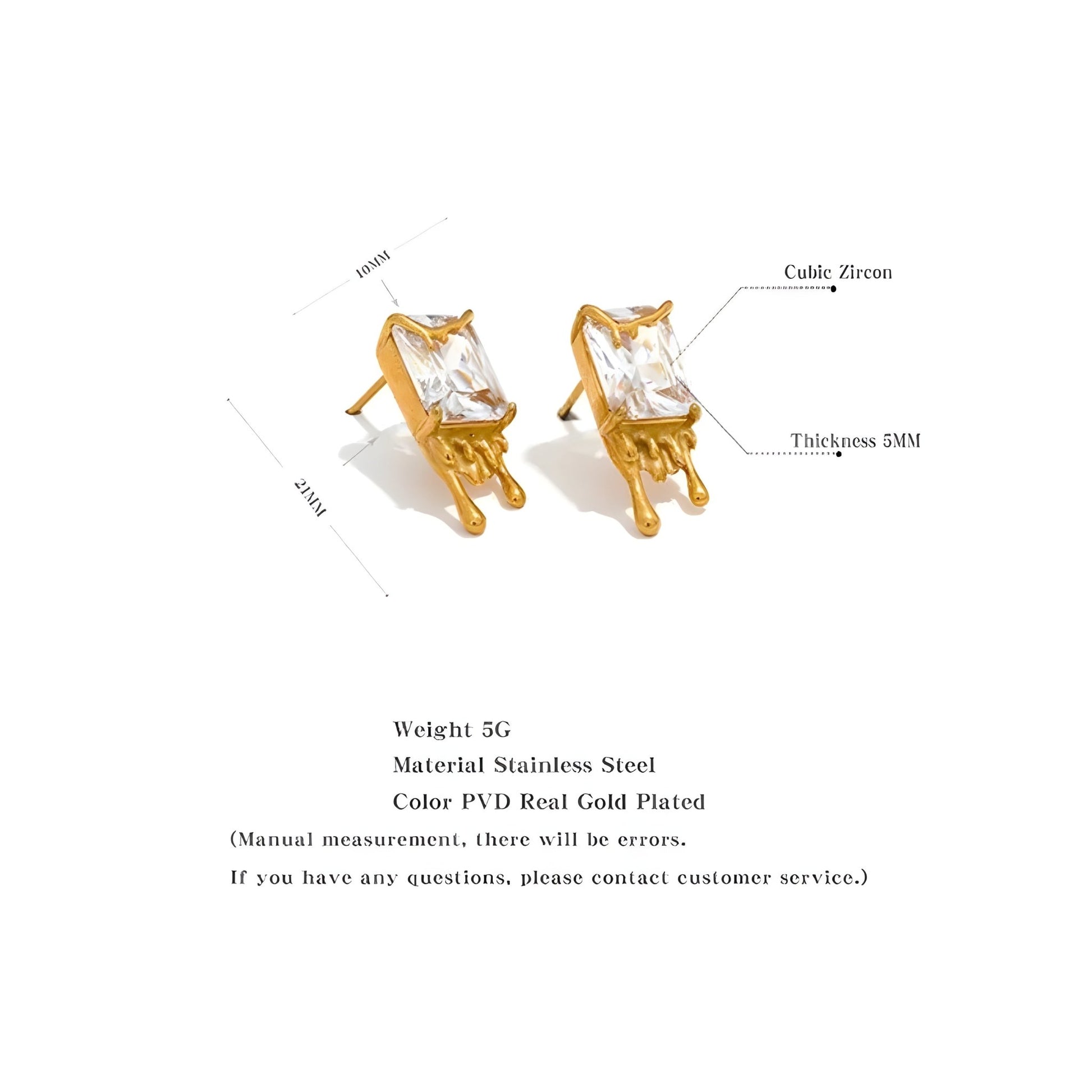 BEHI TIARA EARRINGS - Etoilux
