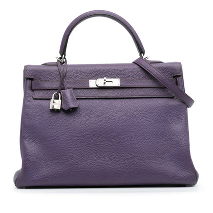 Hermès Kelly II 35 – Ultraviolet Togo (2012) - Etoilux