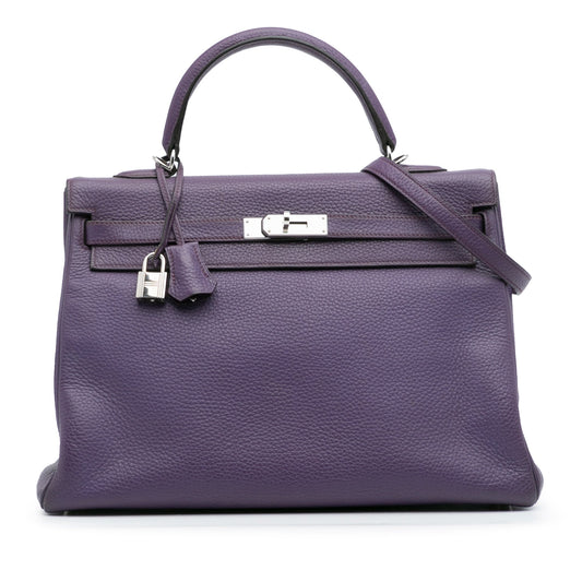 Hermès Kelly II 35 – Ultraviolet Togo (2012) - Etoilux