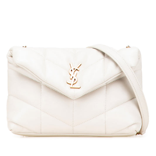 Saint Laurent Tracolla Loulou Puffer in pelle di agnello giocattolo - Etoilux