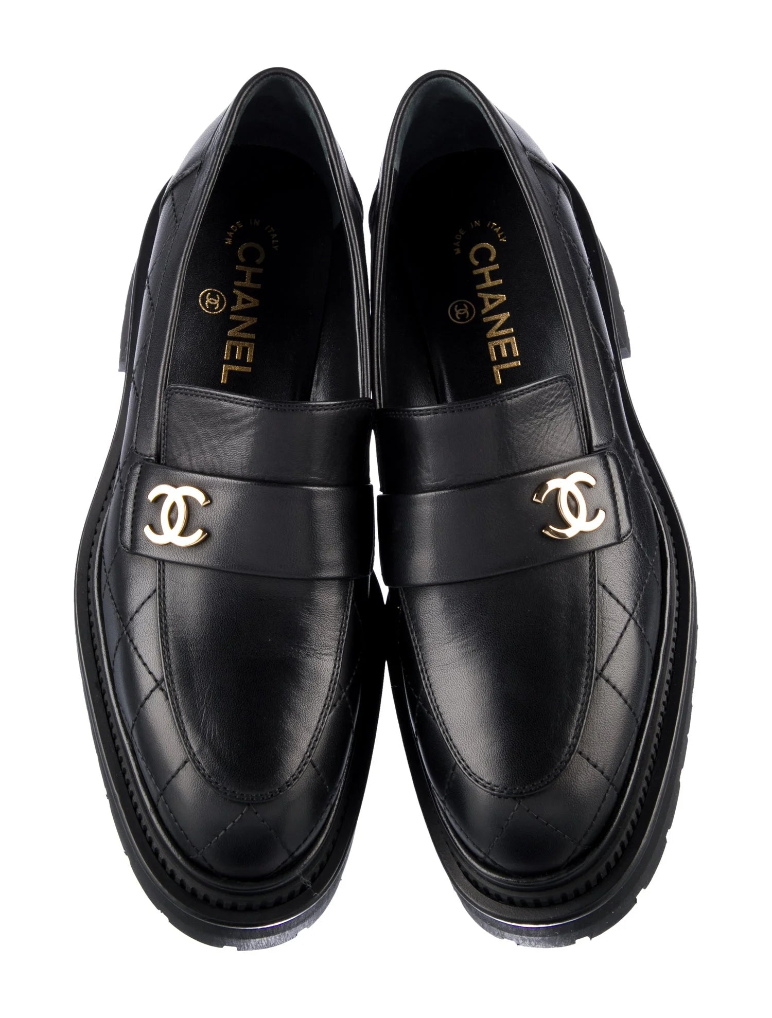 Chanel Mocassini in Pelle di Vitello Nera – Collezione Pre - Fall 2023 - Etoilux