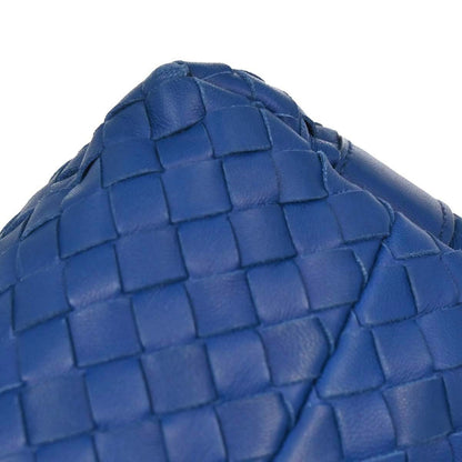 Bottega Veneta Intrecciato Nappa Cobalt Blue Hardware Dorato 2008 — Mini Hobo - Etoilux