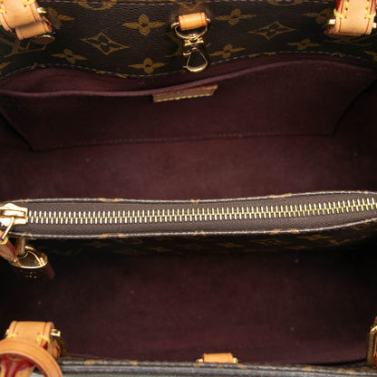 Louis Vuitton Montaigne MM Tela Monogram e Pelle Vachetta 2014 – 35 cm - Etoilux