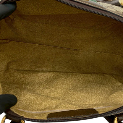 Gucci GG Supreme Web Boston – Tela GG Supreme con Fascia Web - Etoilux