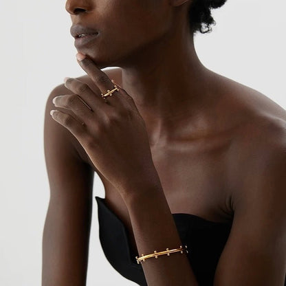 BEHI FLORELLE BRACELET & RING SET - Etoilux