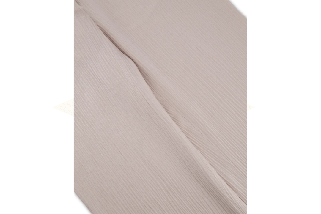 Off - White Pantaloni eleganti a gamba dritta in raso a coste rosa chiaro Off - White, taglia IT 38 (UK 6) - Etoilux