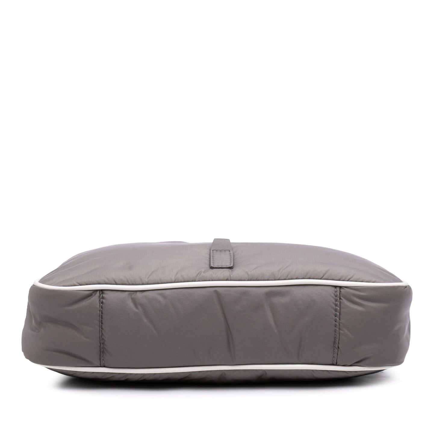 Saint Laurent Le 5 à 7 Hobo Nylon Grigio Tortora e Verde Menta 2022 – 25 cm - Etoilux