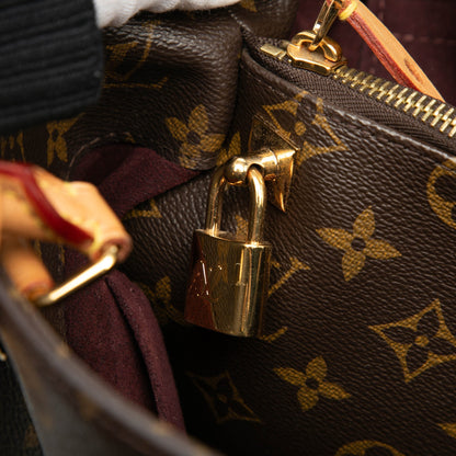 Louis Vuitton Montaigne MM Tela Monogram e Pelle Vachetta 2014 – 35 cm - Etoilux