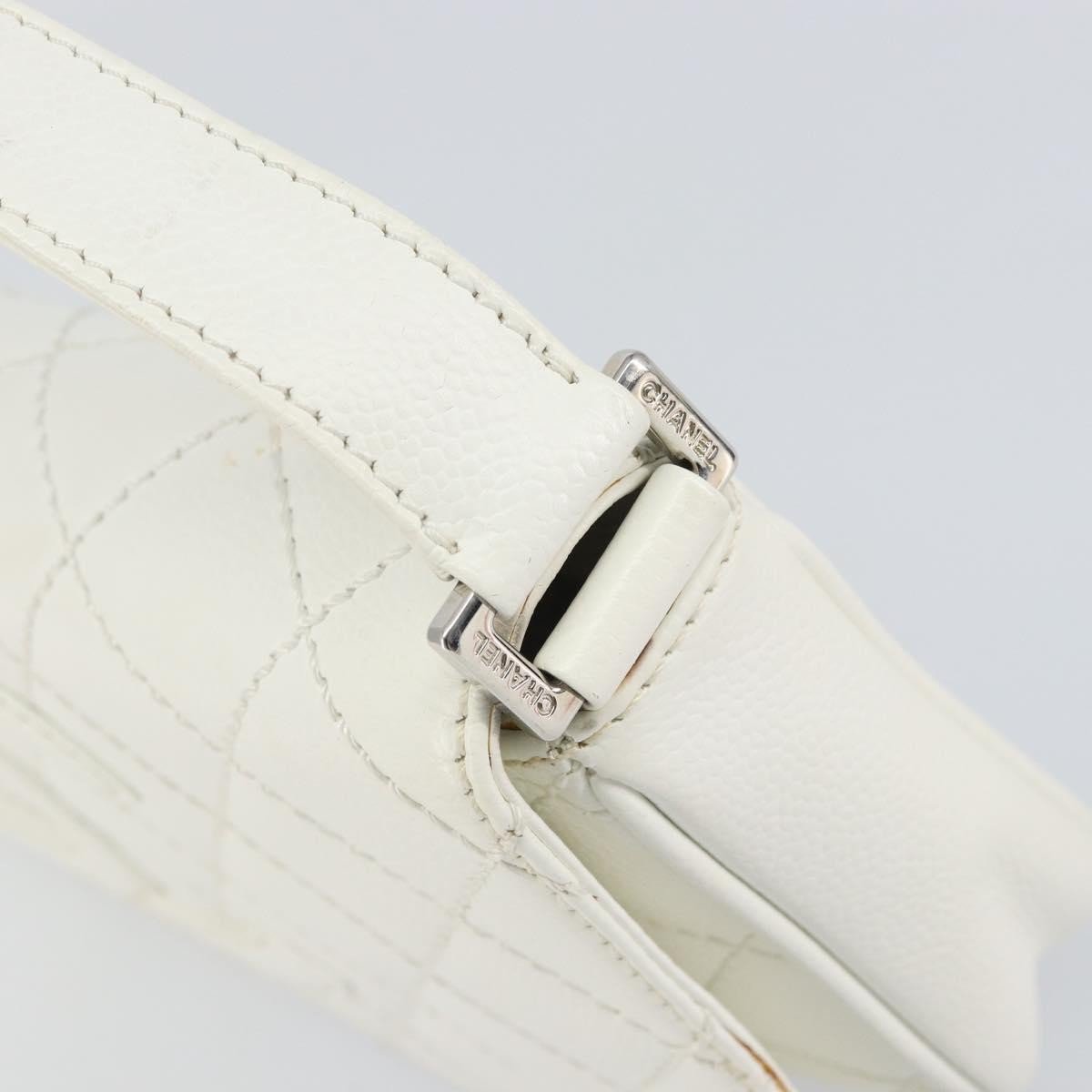 Chanel Timeless CC Shoulder Bag Pelle di Vitello Trapuntata Bianca – 29 cm - Etoilux