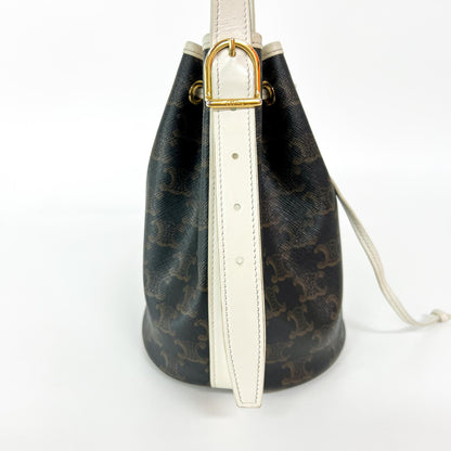 Céline Secchiello Triomphe Tela Rivestita Marrone e Crema – 24 cm - Etoilux