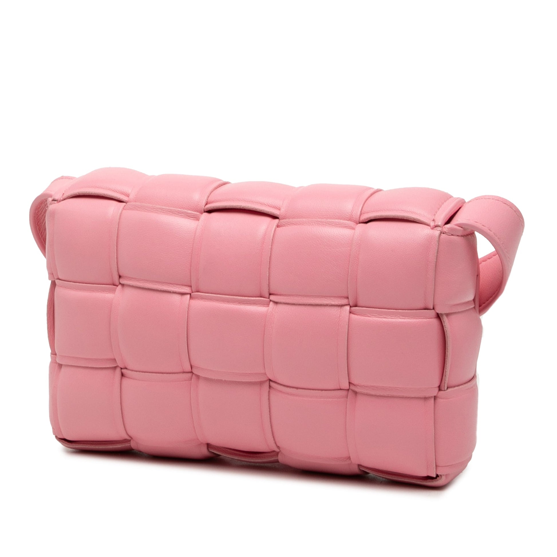 Bottega Veneta Padded Cassette Small Pelle Nappa Rosa – 18 cm - Etoilux