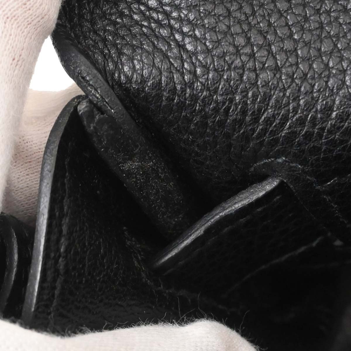 Hermès Kelly 42 Élan Shoulder Togo Noir Hardware Dorato — Formato Orizzontale Raro - Etoilux