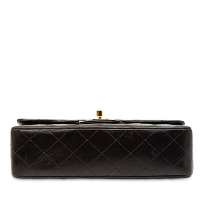 Chanel Classic Flap Small Double Flap – Pelle di Agnello Nera - Etoilux