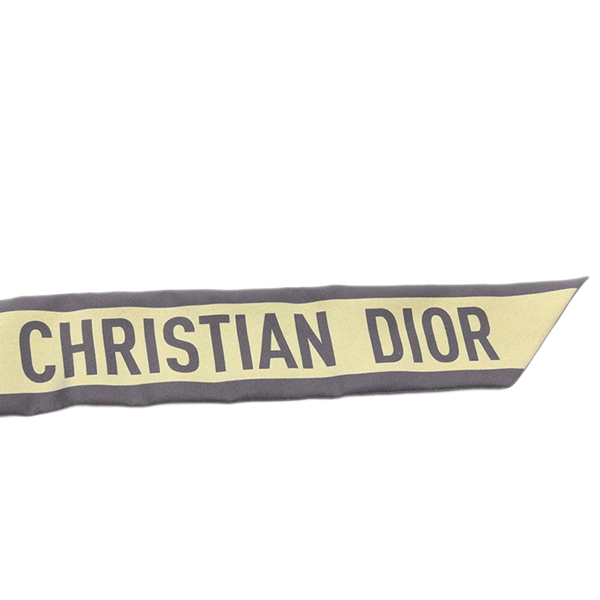 Christian Dior Mitzah – Sciarpa in Seta Stampata – Nero Multicolor - Etoilux
