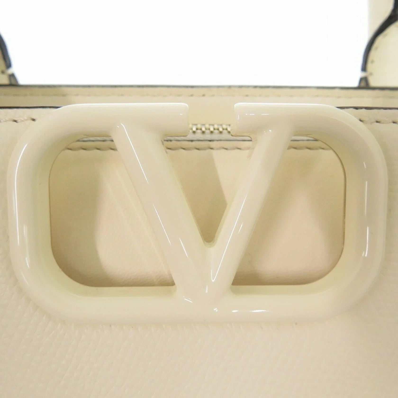 Borsa a mano Valentino Garavani V - Sling in pelle avorio 0250Valentino - Etoilux