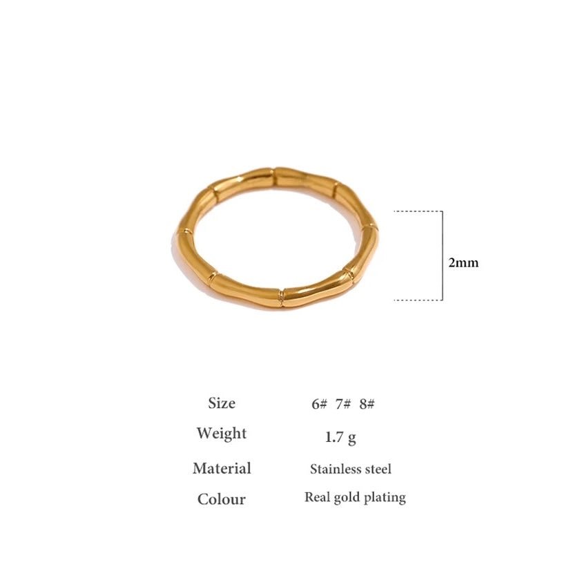 BEHI BAMBOO Ring - Etoilux