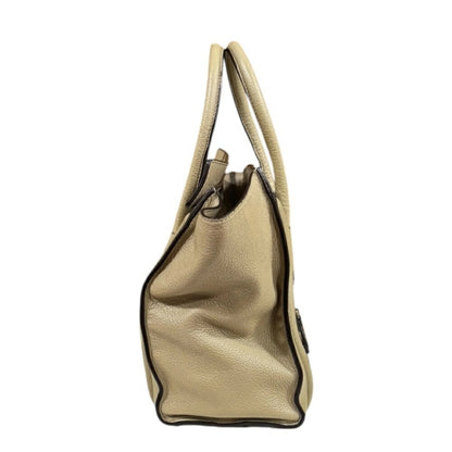 Céline Luggage Micro Tote – Pelle Beige - Etoilux