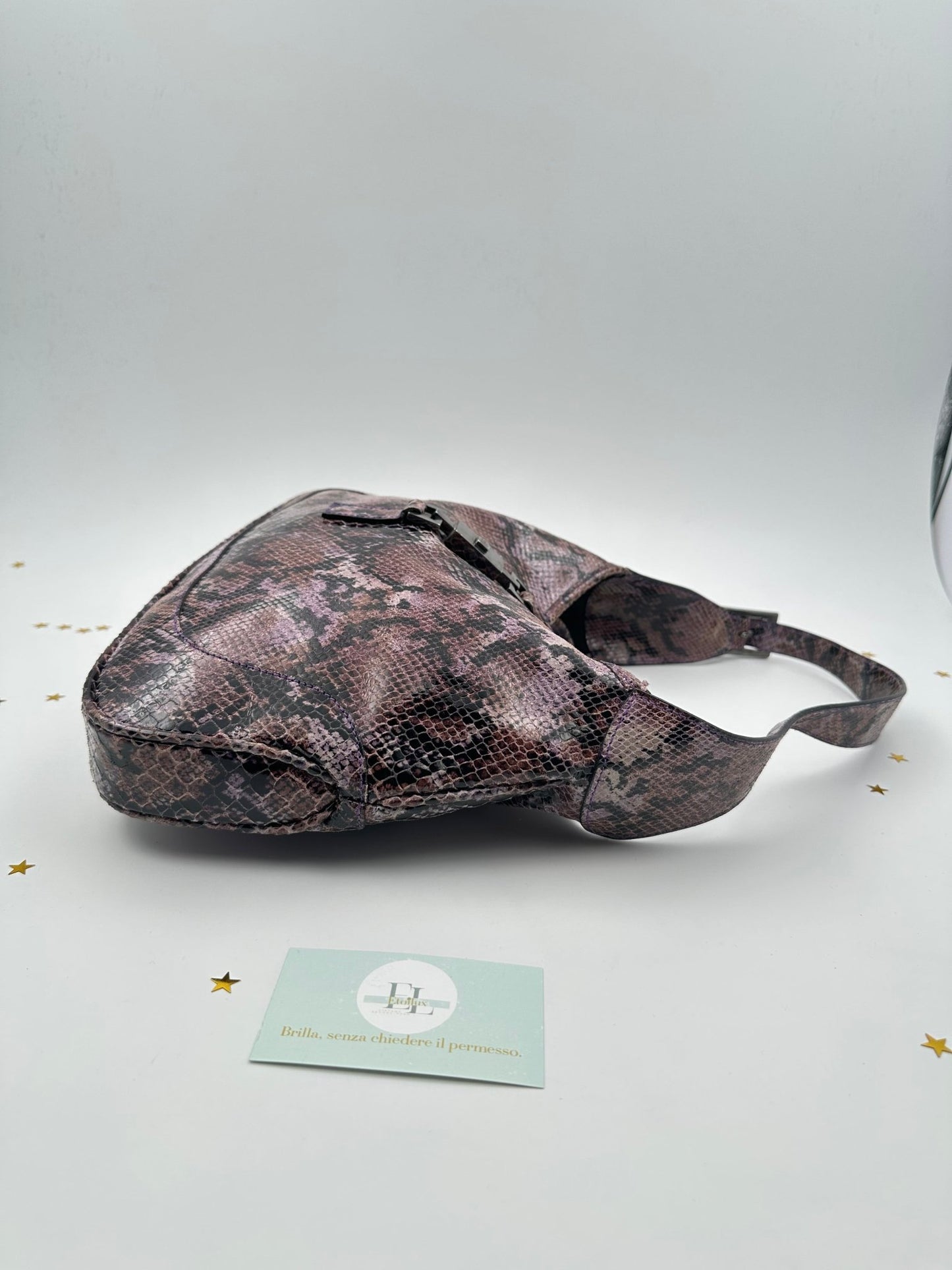 Gucci Jackie Hobo in Pelle Stampa Pitone – Vintage - Etoilux