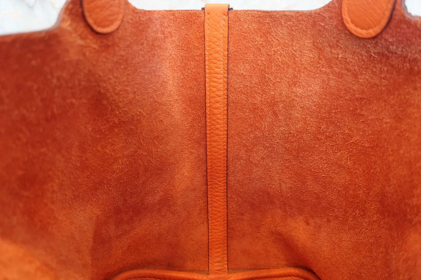 Hermès Picotin Lock MM Pelle Clemence Orange – Hardware Palladio - Etoilux